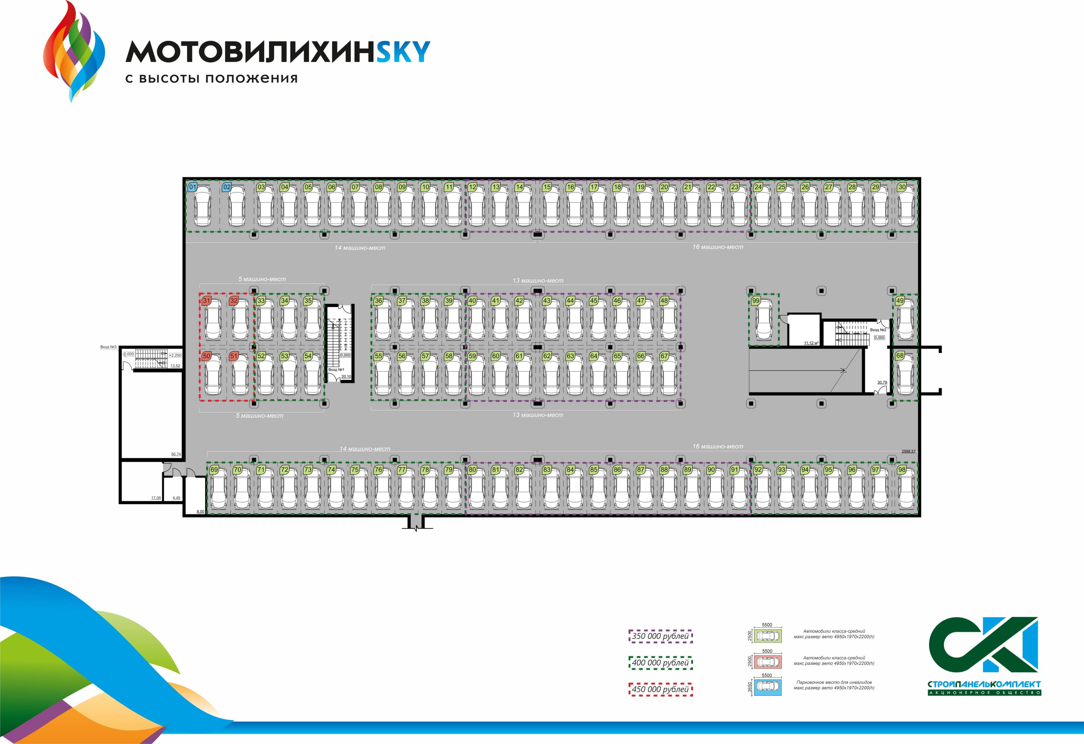 Удачные машино-места в ЖК «МотовилихинSKY»! | ГК СтройПанельКомплект